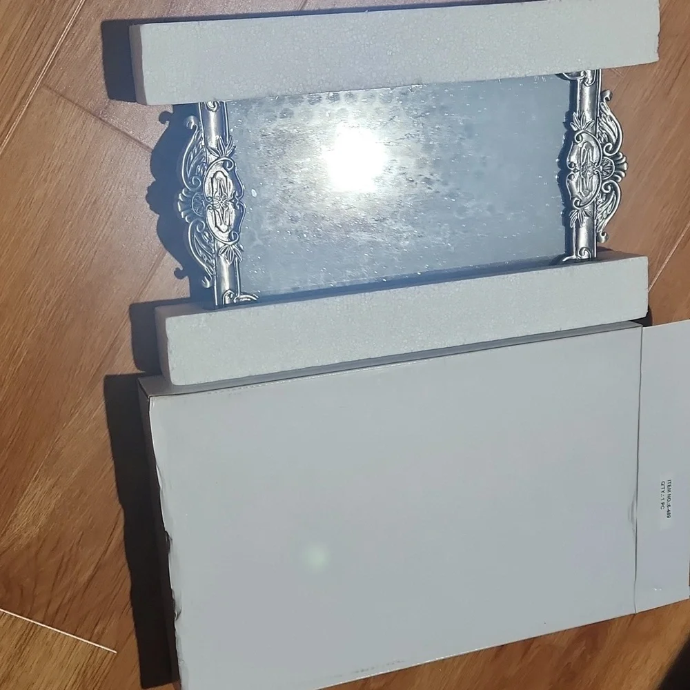 Mirror In Silver Frame New In Box